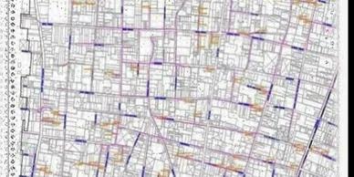 Plano de proyecto ejecutivo urbano